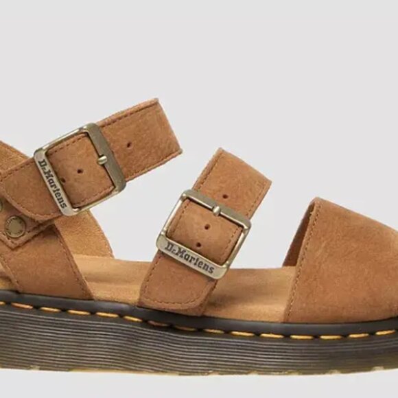Dr. Martens Gryphon Leather Sandal- Desert Brown - Picture 1 of 5